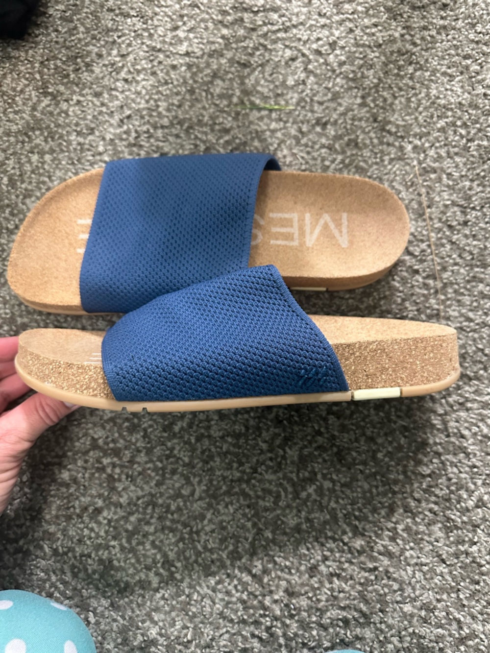 Blue Slide Cork Message slides